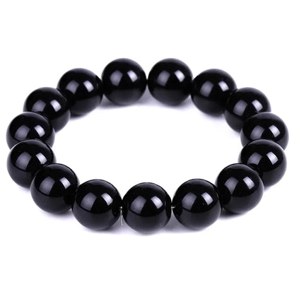 Black Obsidian Bracelet for Blood Circulation and Weight Loss - Smarsty