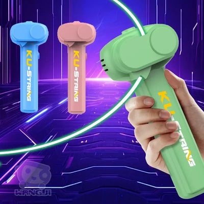 Light Toy String Glow In The Dark String Rope Launcher Luminous Portable Handheld String Stress Relief Toys For Kids Party Gifts by Smarsty