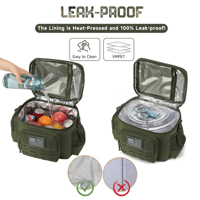 Tactical Lunch Box for Men Insulated Leakproof Cooler Bag - Smarsty