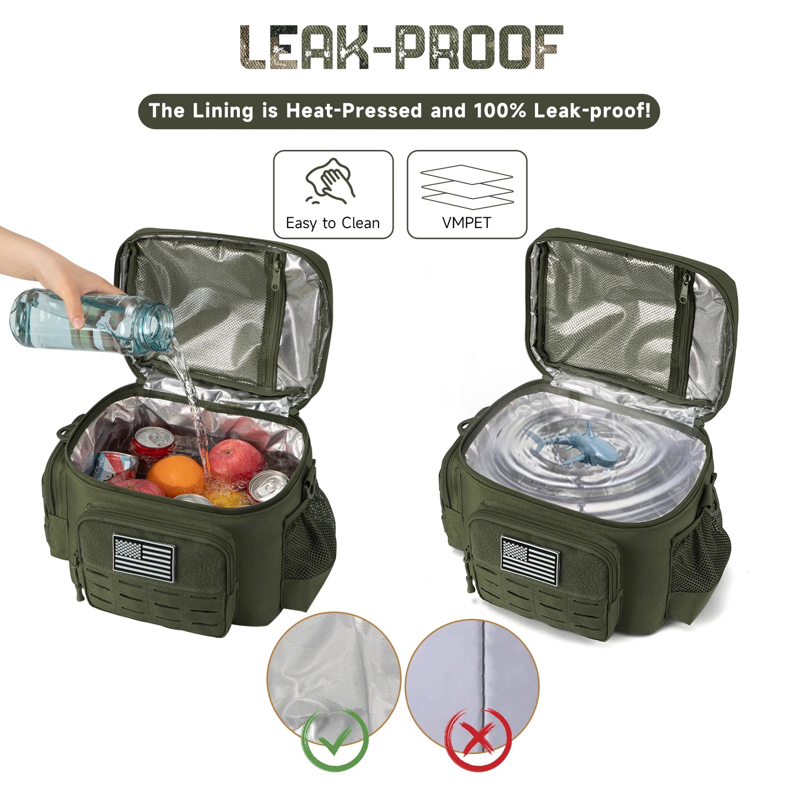 Tactical Lunch Box For Men Leakproof Insulated Cooler - Smarsty