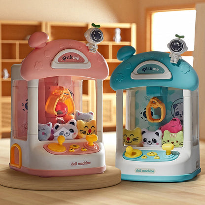 Mini Claw Machine Crane Machines Toy Large Claw Catch Toy Kids Coin Operated Play Game Clip Doll Toys Gifts for Girls and Boys