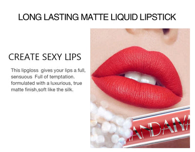 Handaiyan Set of 6 Long Lasting Non-Stick Lip Gloss - Smarsty