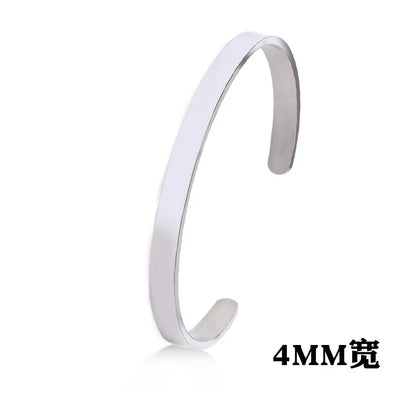 Adjustable Stainless Steel Men Bracelet Glossy Finish - Smarsty