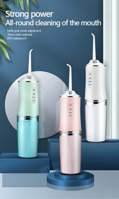 Oral Irrigator Dental Water Jet Flosser Appliance Pick Floss Dentistry Mouth Washing Machine Teeth Whitening Cleaning Tools - Smarsty
