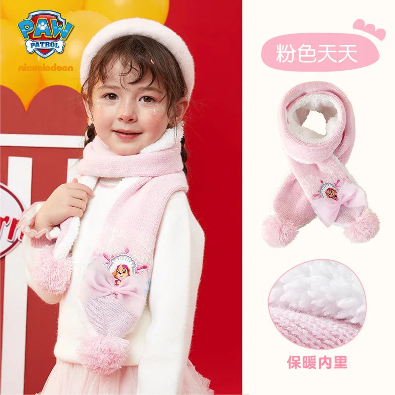 Kids Cartoon Winter Hat Scarf Set With Gloves Warmth - Smarsty