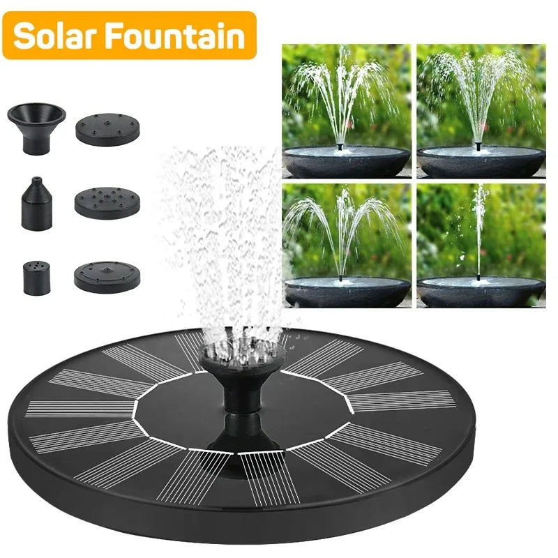 Solar Powered Fountain for Outdoor Garden Decoration - Smarsty