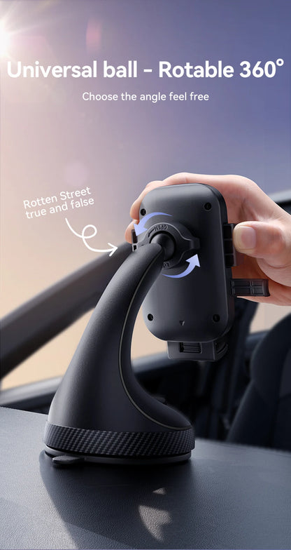 Universal Car Phone Mount With Strong Suction 360 Rotation - Smarsty