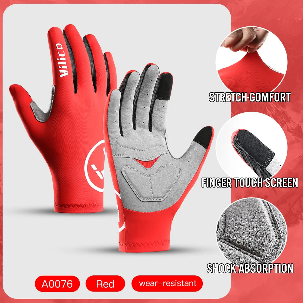 Summer Men Gloves Ice Silk Non-slip Sun Driving Glove Fishing Gloves Breathable Cycling Hiking Glove Full Finger Gloves