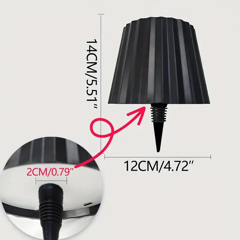 Wireless Bottle Lamp with 3-Color Touch Control - Smarsty