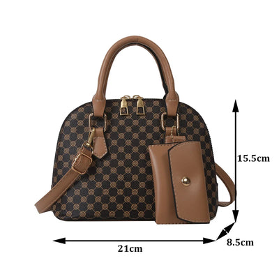 Lux Plaid Crossbody Bag For Women With Compact Mini Purse - Smarsty