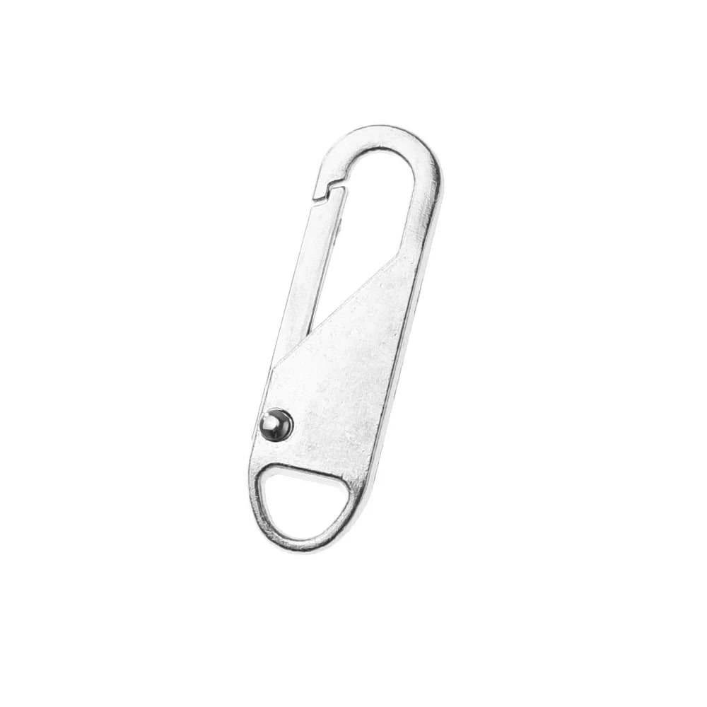 5pcs Universal Replacement Zipper Slider Metal Alloy Removal Zipper Puller Luggage Bag Zip Head DIY Craft Sewing Tool Repair Kit - Smarsty