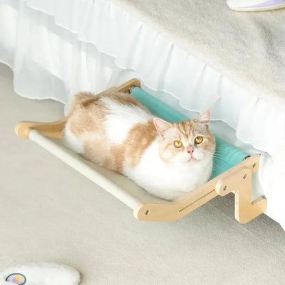 Cat Hammock with Window and Detachable Balcony - Smarsty
