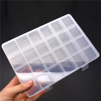 Plastic Storage Box Organizer with Dividers for Jewelry Crafts - Smarsty