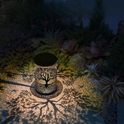 Hanging Solar Lantern Outdoor Waterproof Vintage LED Light - Smarsty