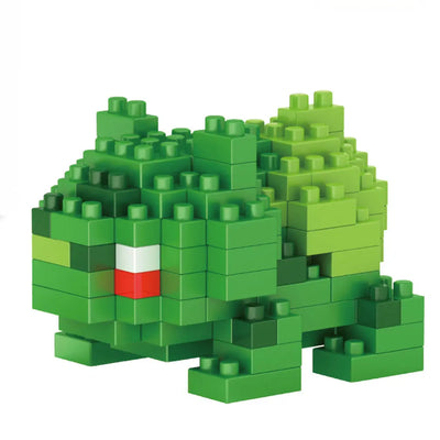 DIY Pokemon Blocks Small Cartoon Mini Building Block Pikachu Charizard Eevee Mewtwo Anime Assemble Action Model Dolls Toys by Smarsty