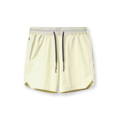 2024 New Men's Shorts Single-Layer Woven Quick Dry Solid Color Running Fitness Sports Casual American Fifth Pants Comfortable - Smarsty
