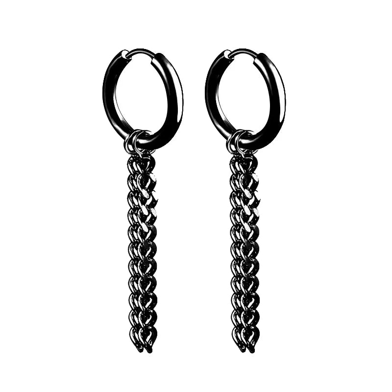 Vintage Punk Stainless Steel Stud Earrings Set for Men Women - Smarsty