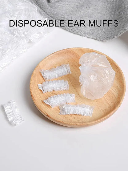 100PCS Waterproof Hair Dye Earmuffs for Ear Protection - Smarsty