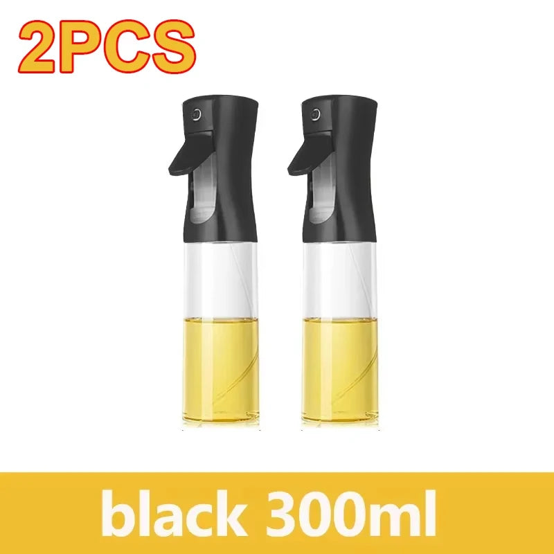 200/300/500ml Oil Spray Bottle BBQ Cooking Olive Oil Sprayer Plastic Baking Oil Spray Empty Bottle Vinegar Bottle Or  Oil brush - Smarsty