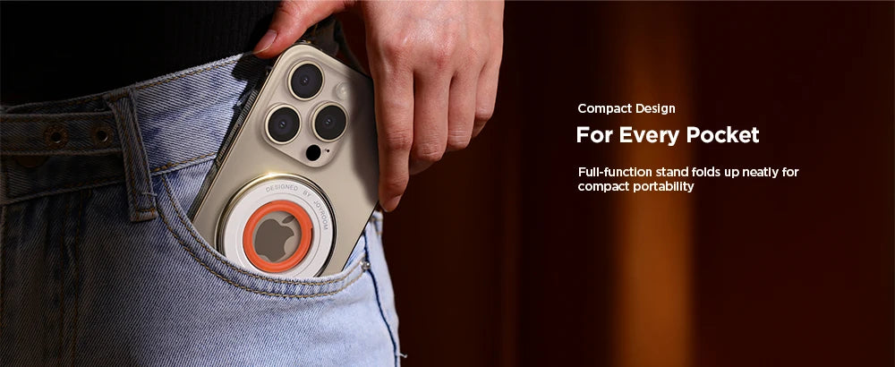 Magnetic Ring Phone Holder With Silicone Kickstand - Smarsty