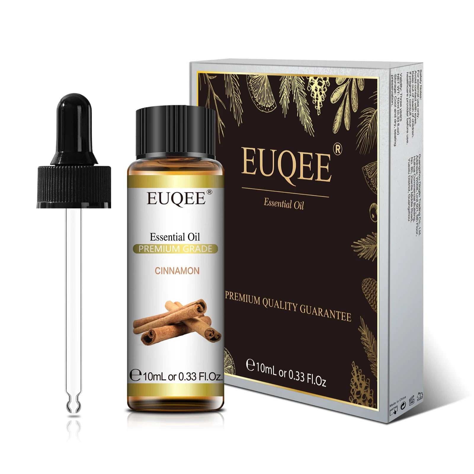 EUQEE 10ml Pure Natural Essential Oil Lavender Jasmine Eucalyptus Vanilla Sandalwood Sweet Orange Lemon Oregano Neroli Fragrance - Smarsty