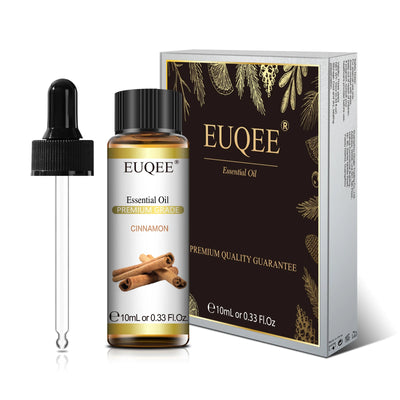 EUQEE 10ml Pure Natural Essential Oil Lavender Jasmine Eucalyptus Vanilla Sandalwood Sweet Orange Lemon Oregano Neroli Fragrance - Smarsty