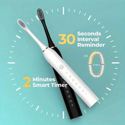 Automatic Electric Toothbrush with Six Speed Settings - Smarsty