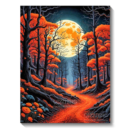 5D Diamond Art Aurora Landscape DIY Wall Decor - Smarsty
