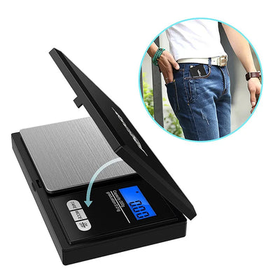 0.01g Jewelry Mini Stainless Steel Electronic Scale Digital Pocket Scale Gold Gram Balance Weight Scale Portable Pocket Scale - Smarsty