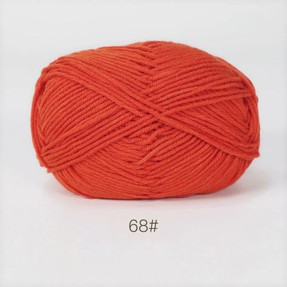 Soft Milk Cotton Yarn for Hand Knitting Projects - Smarsty