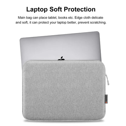 Canvas Laptop Sleeve With Zipper For 15 To 16 Inches