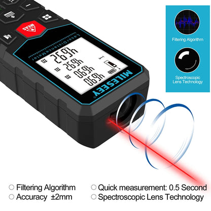 MILESEEY X5 Laser Tape Measure High Accuracy Remote Measurement - Smarsty
