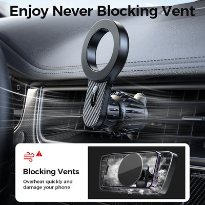 Magnetic Car Phone Holder Strong Vent Mount Smartphones - Smarsty