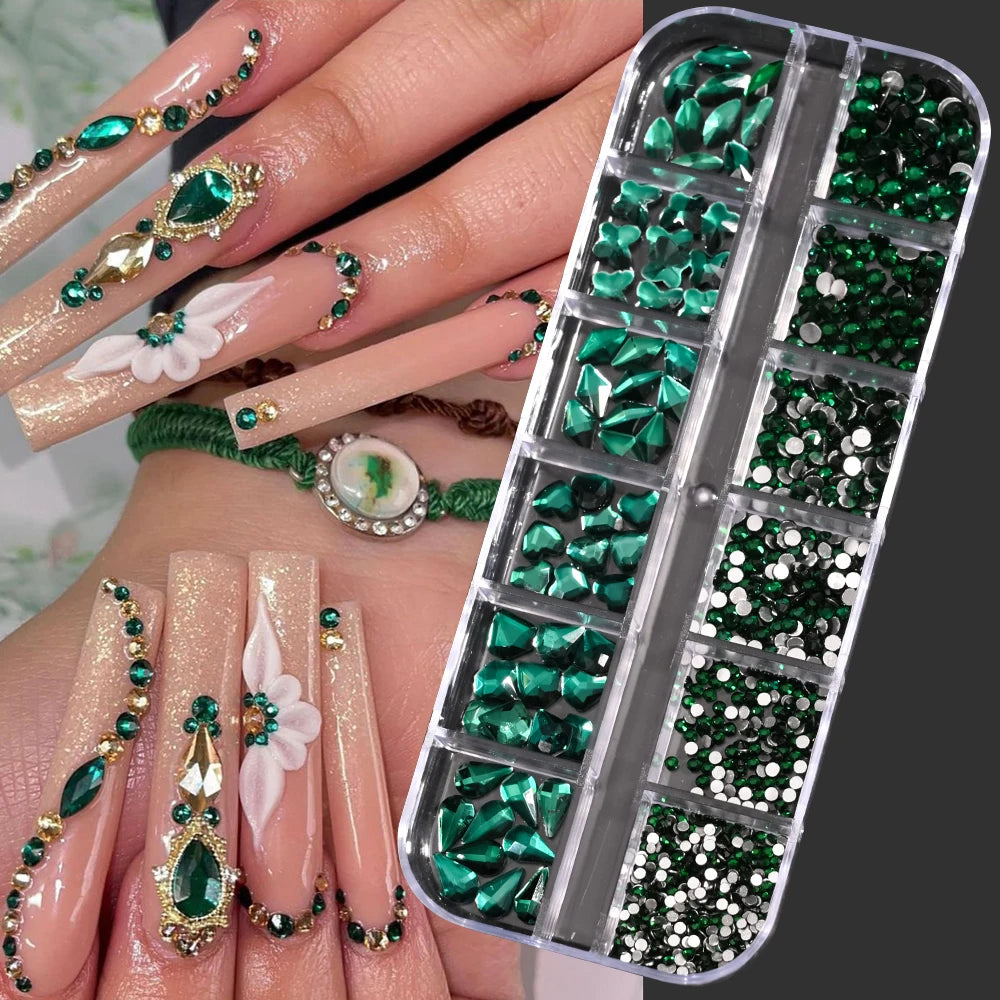 Mini Caviar Beads Nail Art Set with Magnetic Pen - Smarsty