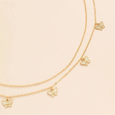 Charming Butterfly Stainless Steel Women's Belly Chain - Smarsty