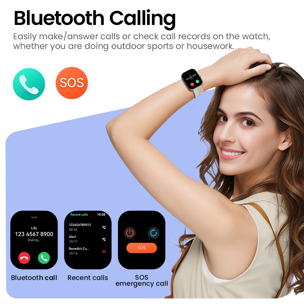 Haylou S6 Voice Calling Smart Watch for Health Monitoring - Smarsty