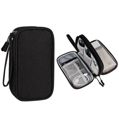 Portable Travel Cable Organizer Bag With Multi Layer - Smarsty