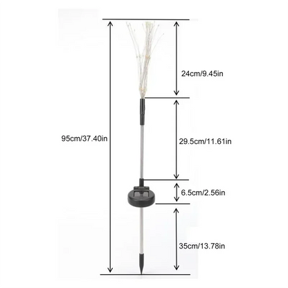 Solar Powered Firework String Lights with 8 Lighting Modes - Smarsty