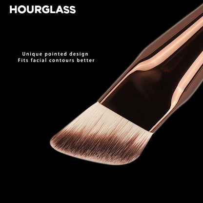 Hourglass Angled Liquid Foundation Brush for Flawless Application - Smarsty