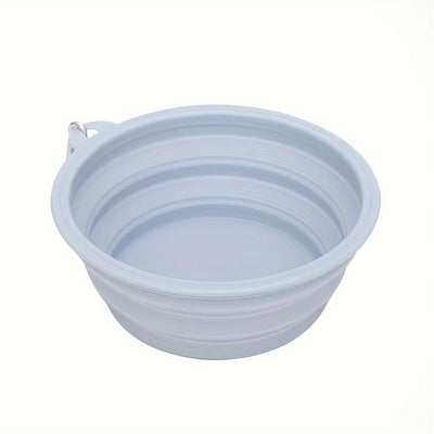 Portable Silicone Dog Travel Bowl for Outdoor Feeding - Smarsty