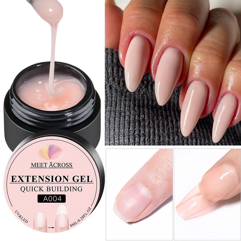 Nude Milk White Gel Nail Polish for Long Lasting Manicure - Smarsty