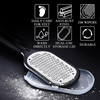 Professional Stainless Steel Callus Remover for Smooth Heels - Smarsty