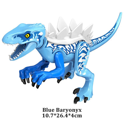 Jurassic Dinosaur World Brutal Raptor T-Rex Triceratops Indominus Rex Model Building Blocks Dino Velociraptor Figure Bricks Toys
