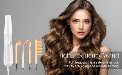 Darsonval High Frequency Wand for Acne and Wrinkle Treatment - Smarsty