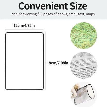 A5 Large Sheet Magnifier for Easy Reading - Smarsty