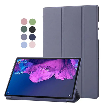For Lenovo Tab P11 TB-J606F Case 11 inch Folding Stand Soft Silicone Back Cover for Lenovo Tab P11 Plus 2021 J607F J616F Case - Smarsty