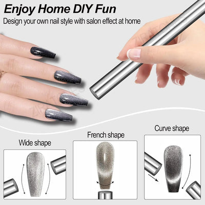 1pc Cylindrical Magnet for Cat Eye UV Gel Varnish with Nails Art Decoration Fashion Nail Magnet Tools for Manicure Design Tools