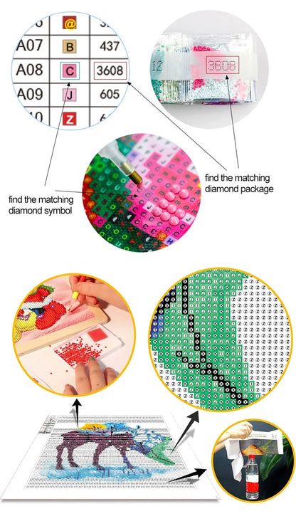 5D Round Diamond Painting Scenic Forest Art - Smarsty