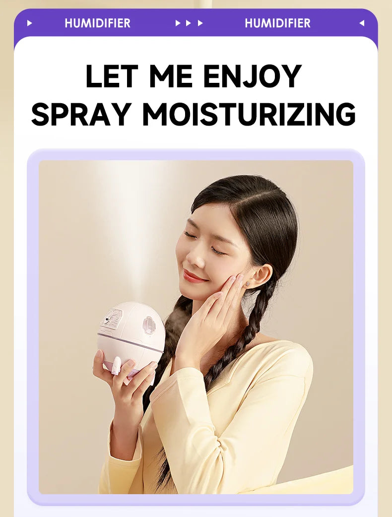Portable Astronaut Humidifier with LED Aroma Diffuser - Smarsty