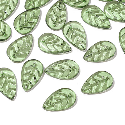 Acrylic Tree Leaf Beads For Handmade DIY Jewelry Set - Smarsty